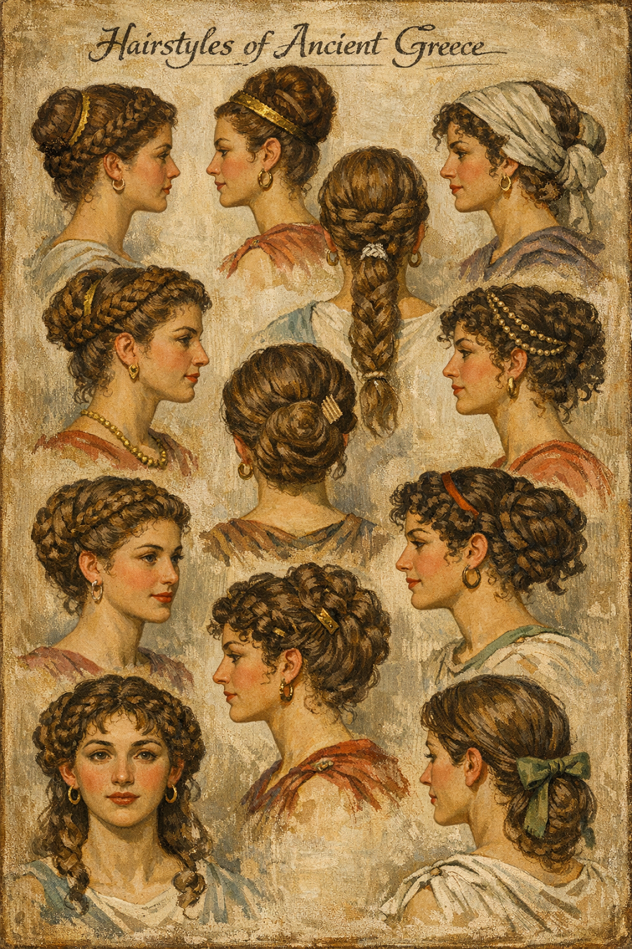Ancient Greek Women Hairstyles