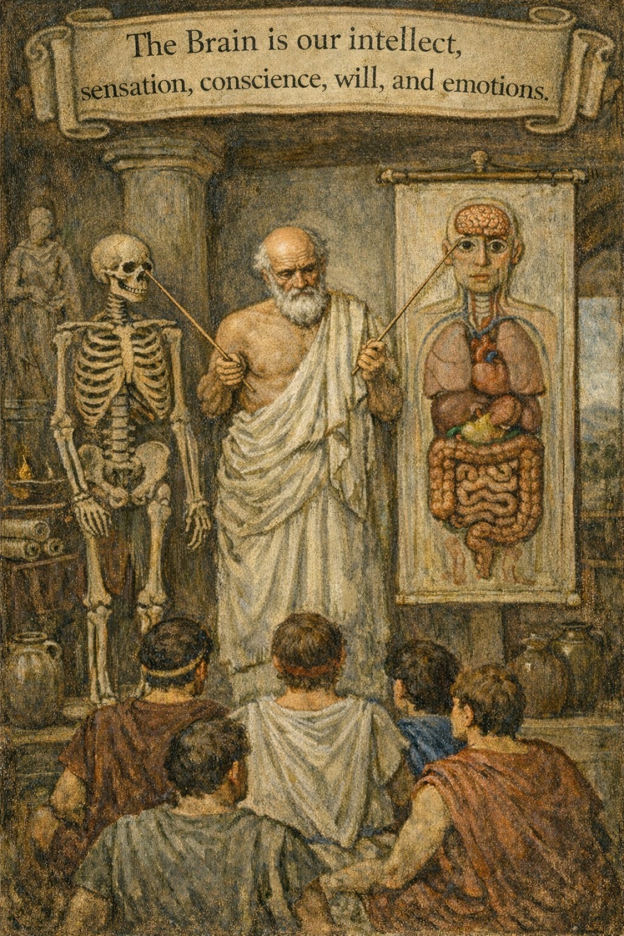 Hippocrates Teaching Anatomy