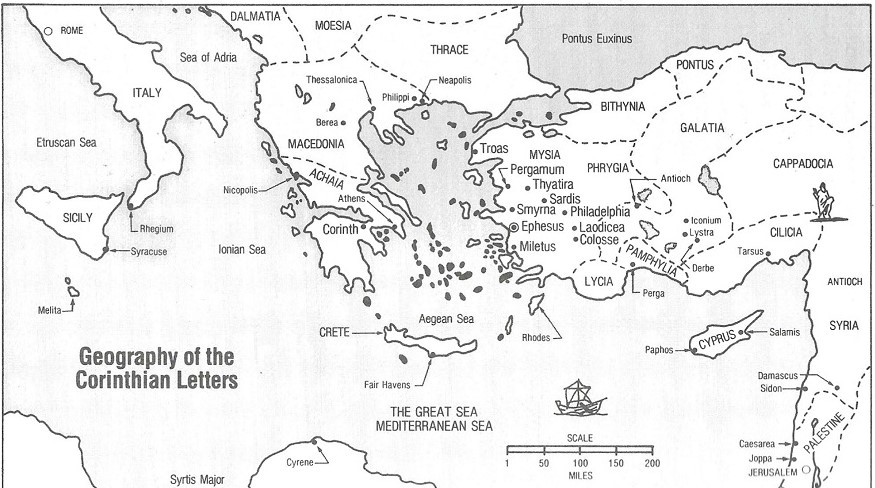 Corinthian Letters Geography