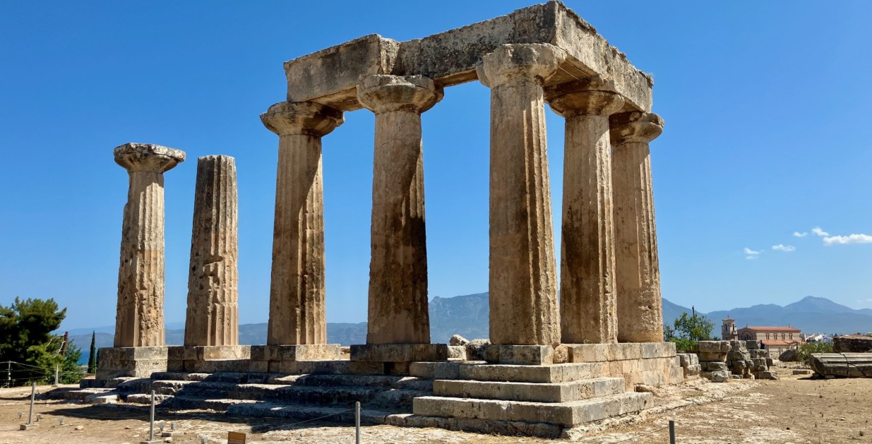 The Temple of Apollo in Corinth