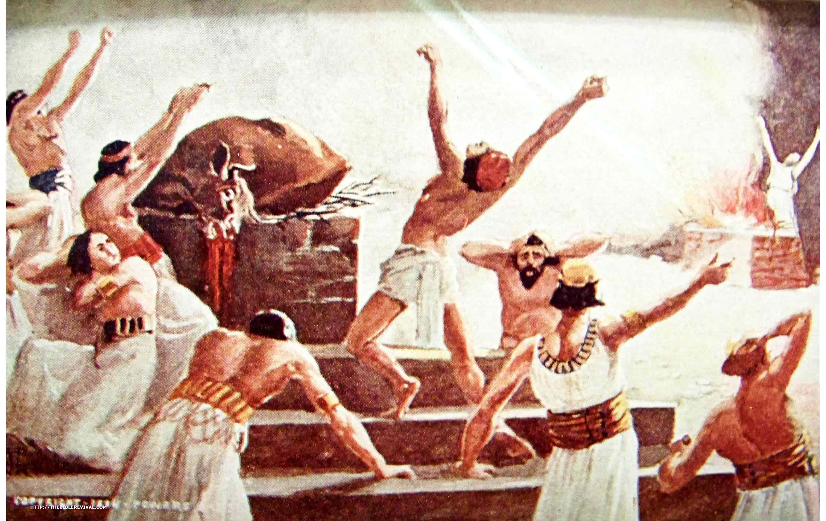 Elijah and the Prophets of Baal -Two Altars