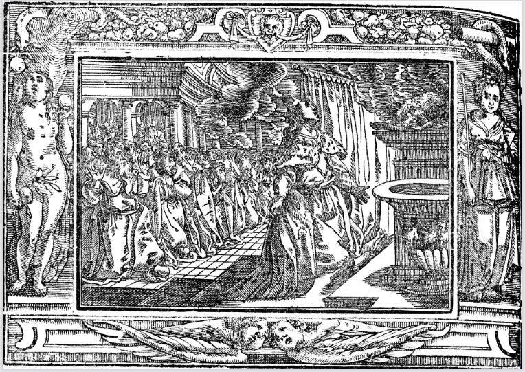 Soloman Prays to Dedicate the Temple