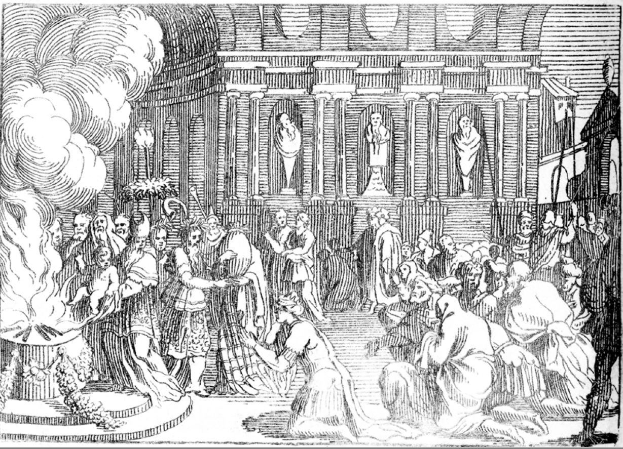 King Ahaz of Judah Sacrifices Son