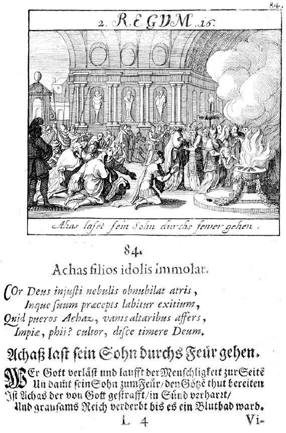 Ahaz Sacrifice on an Assyrian Altar