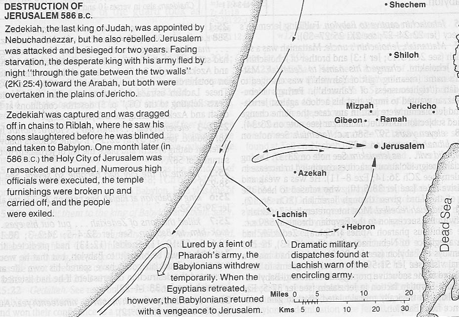 Nebuchadnezzar Jerusalem Fall 586