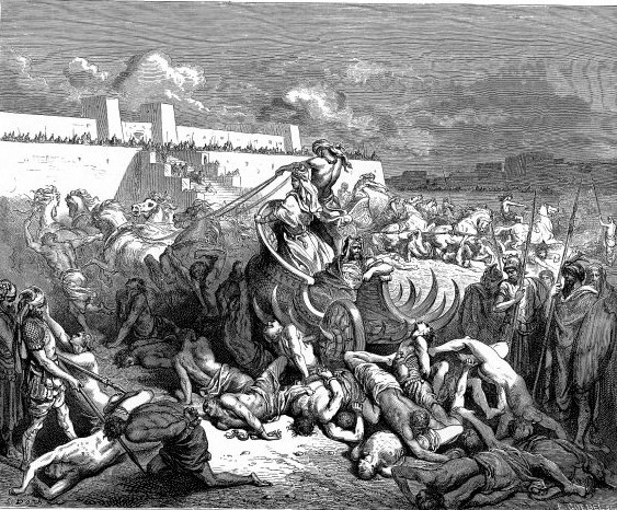 David Punishing the Ammonites