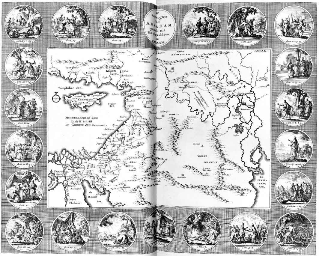Map of Middle East in Abraham's Time