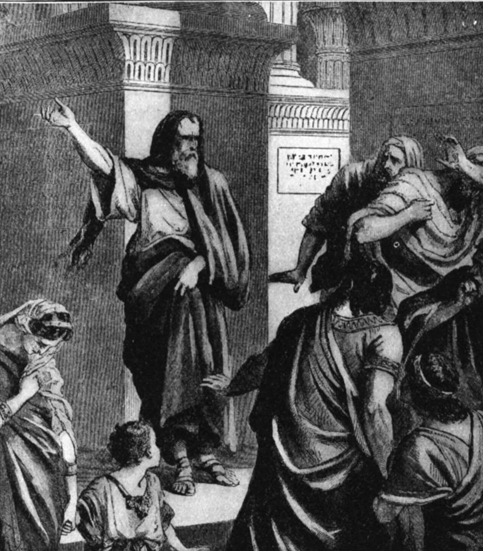 Jeremiah Preaching at Temple