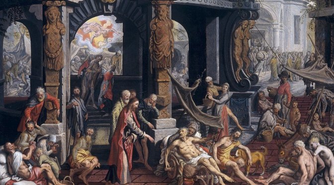The Healing of the Paralytic, Pool of Bethesda (1575)