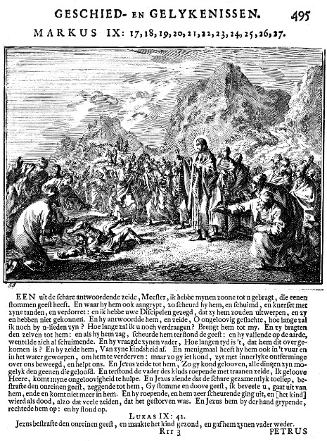 Jesus Casts the Spirit from the Lunatic