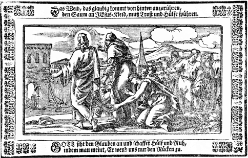 Jesus Heal a Woman wit Bleeding Problem