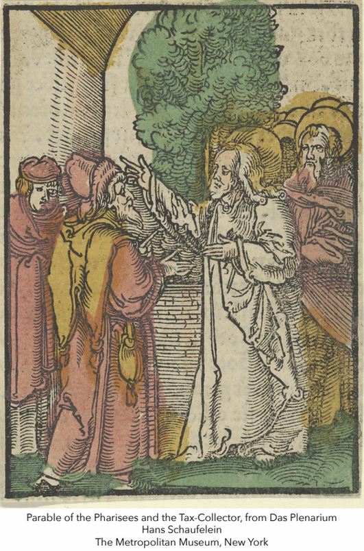 Parable of the Pharisees and the Tax-Collector, from Das Plenarium
