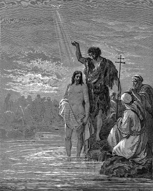 John Baptizes Jesus