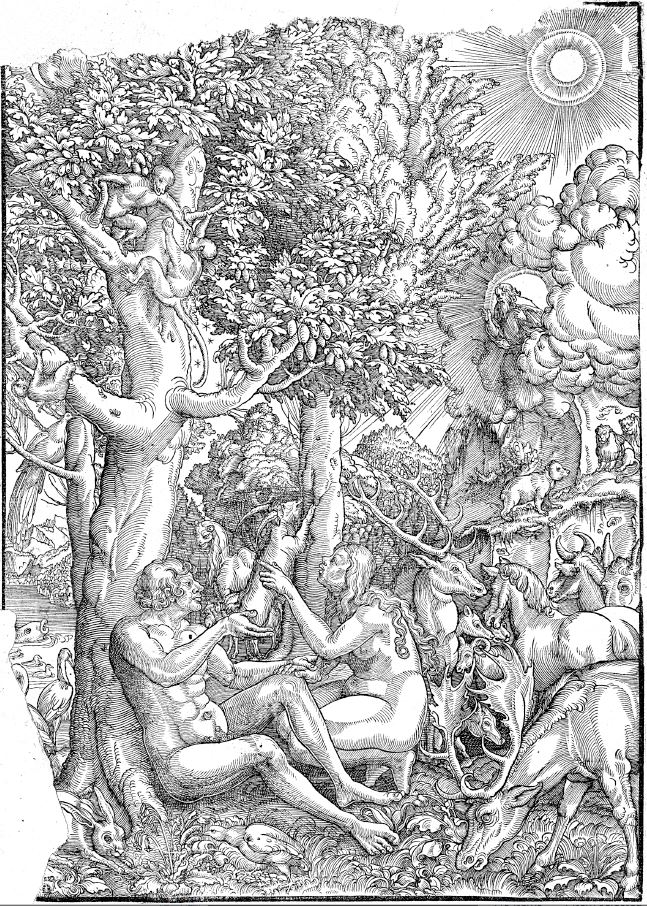Adam and Even in the Garden of Eden
