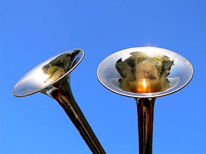 Two Silver Trumpets